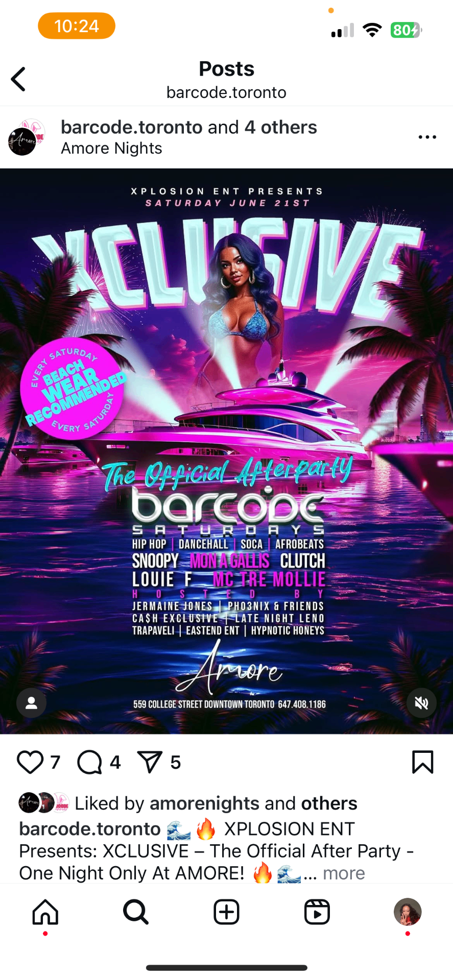Xclusive Afterparty flyer