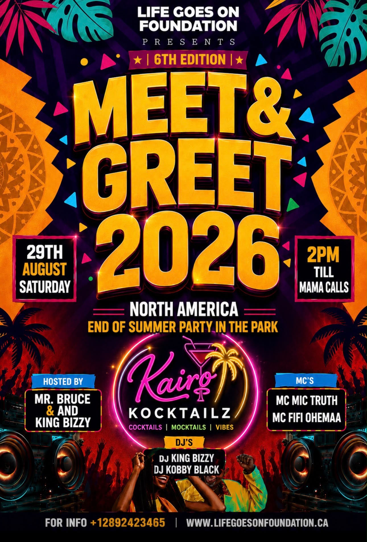 Meet & Greet 2026 flyer