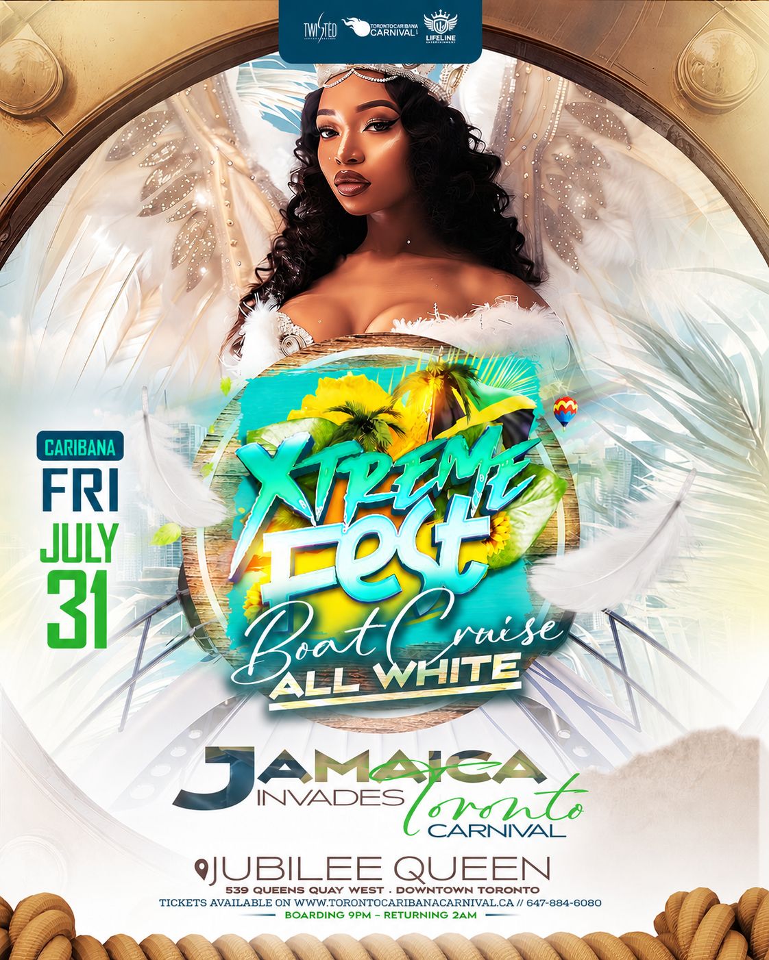 Xtreme Fest Boat Cruise flyer