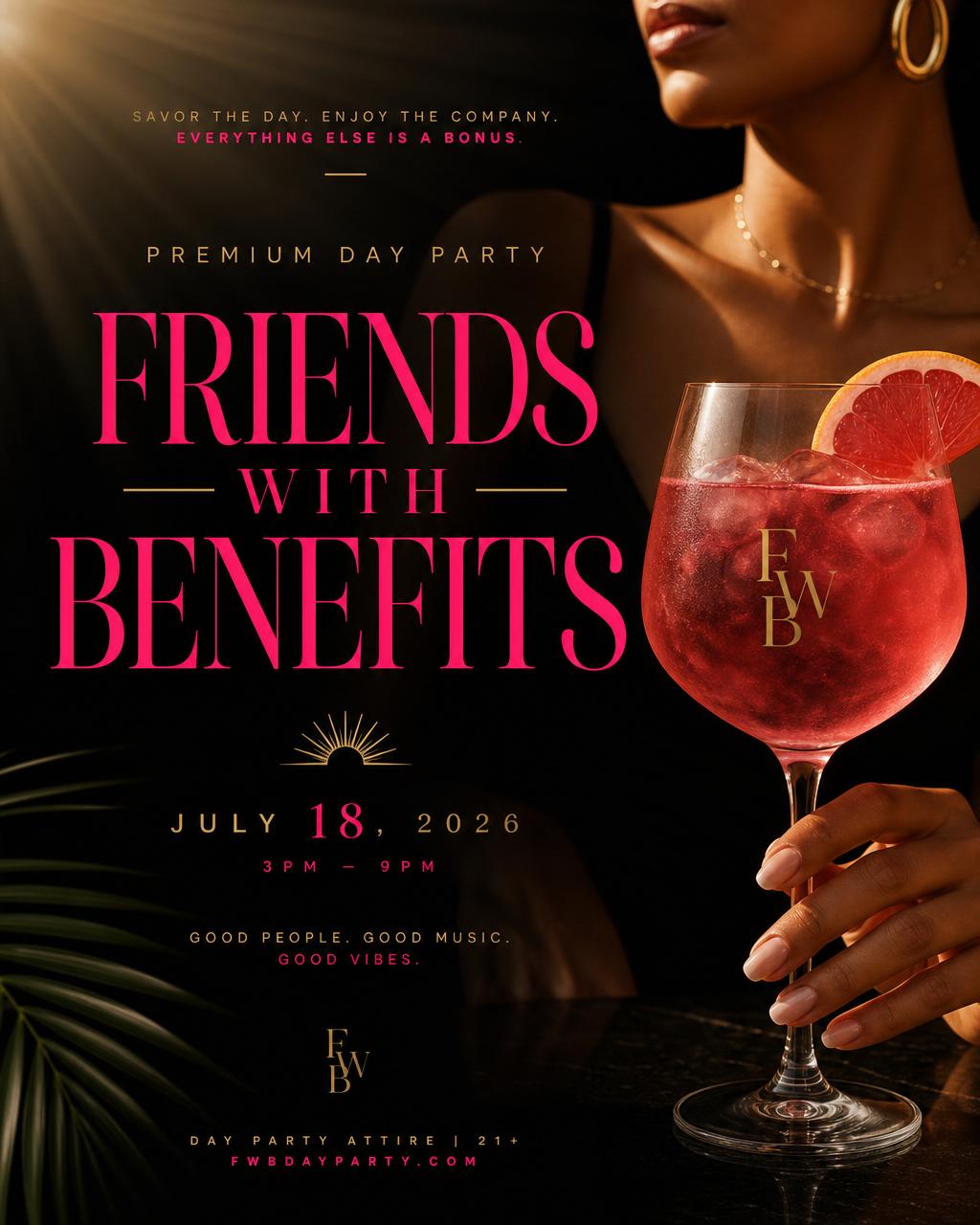 Friends With Benefits flyer