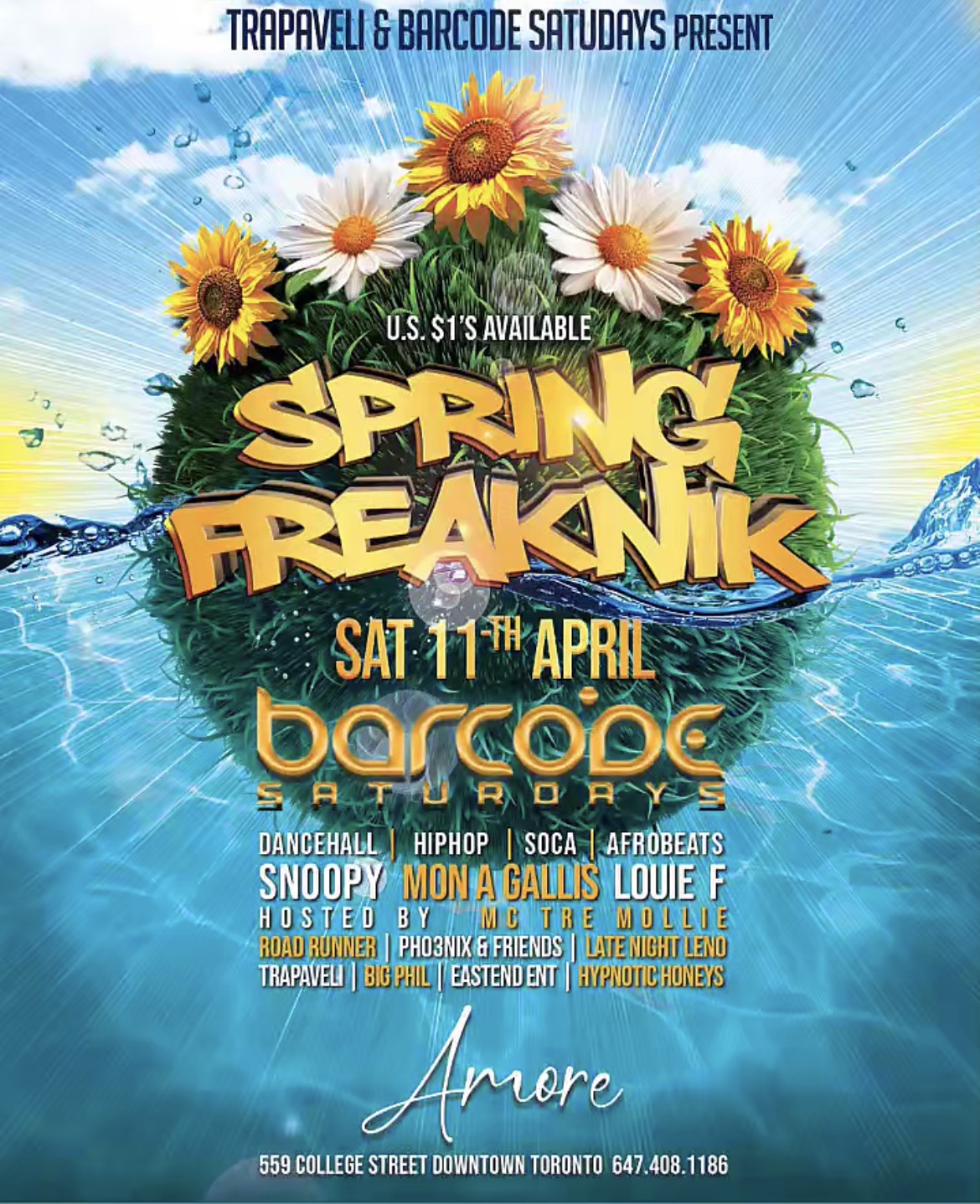 Spring Freaknik — Barcode Saturdays flyer