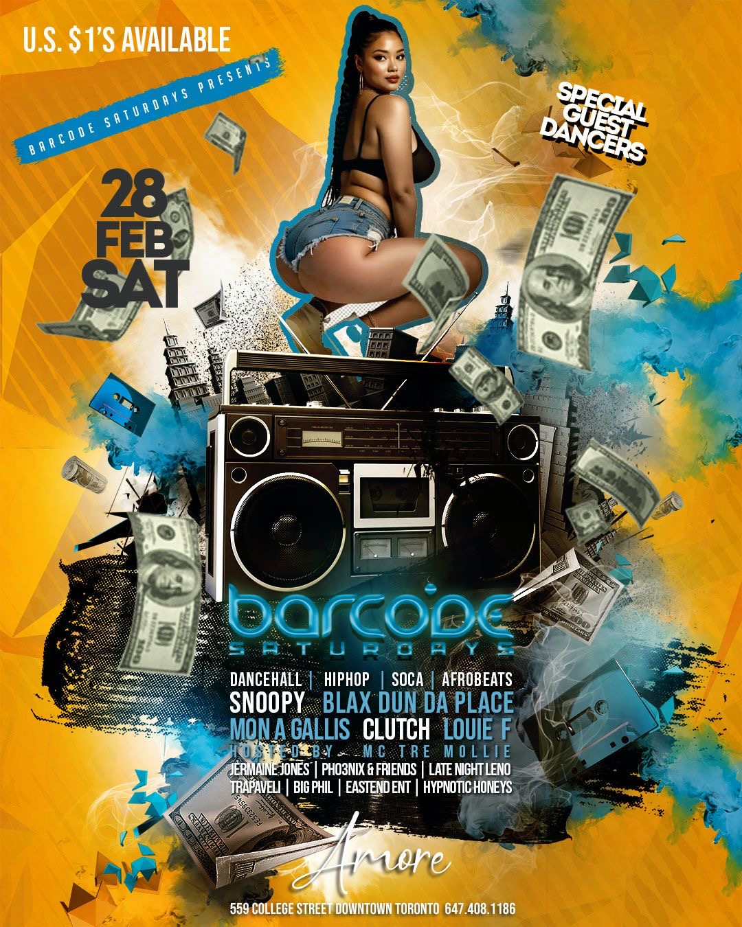 Special Guest Dancers — Barcode Saturdays flyer