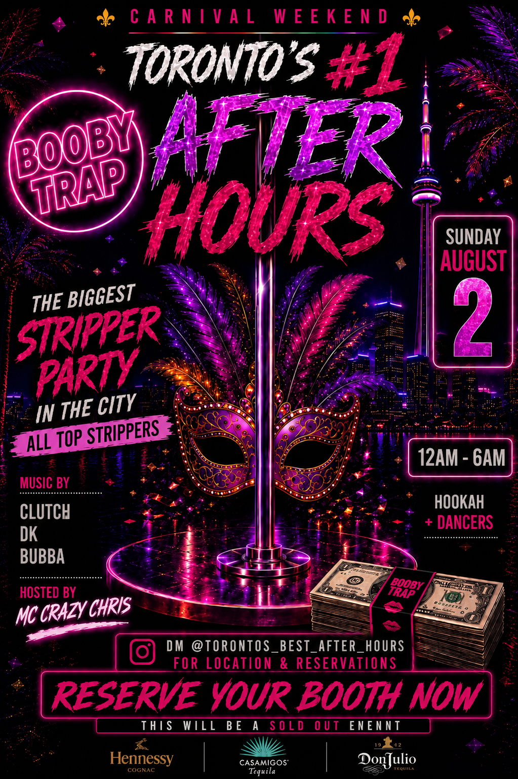 Booby Trap After Hours flyer