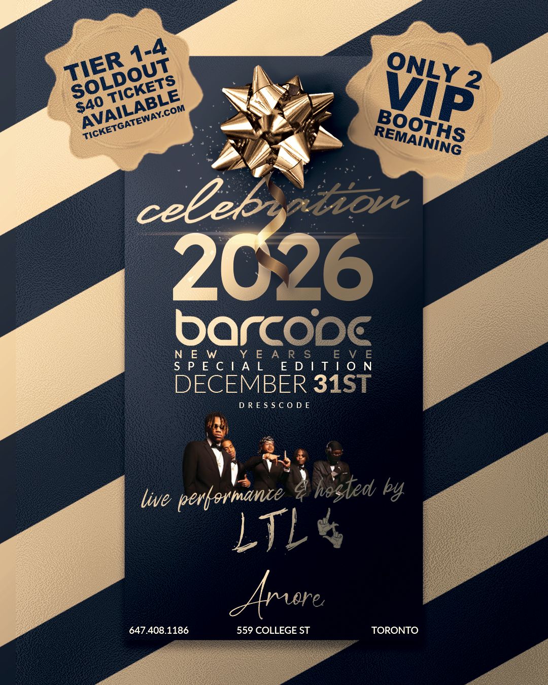 Barcode Saturdays NYE 2026 flyer