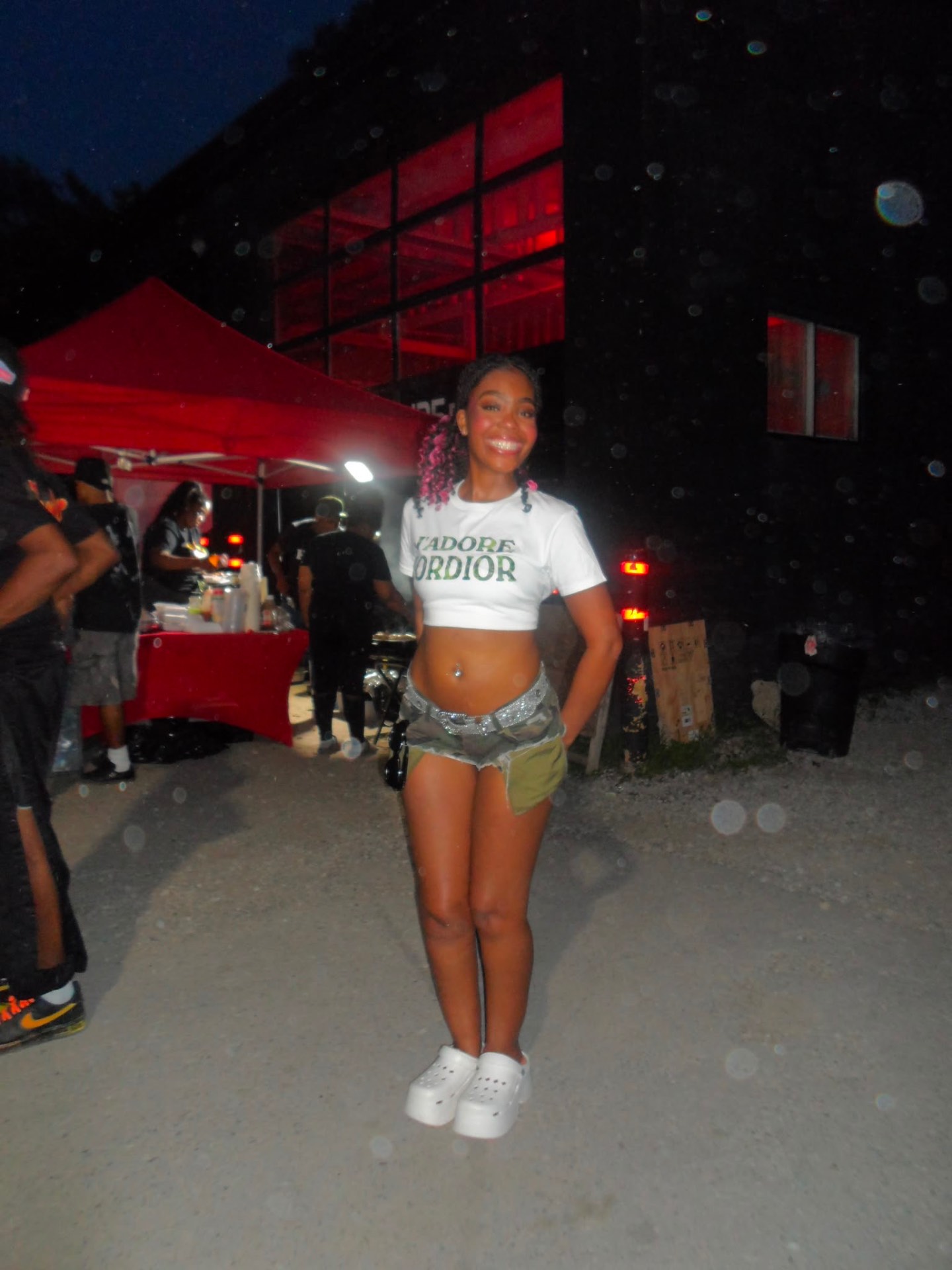 Janai working a Brat Haus Collective event in Toronto